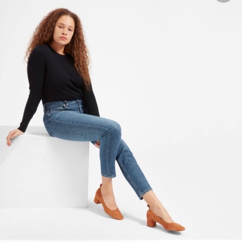 Women's High-Rise Skinny Jean by Everlane in Mid Blue